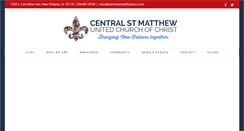 Desktop Screenshot of centralstmatthewucc.com